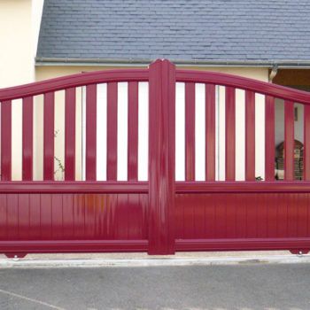 portail aluminium contemporain bordeaux