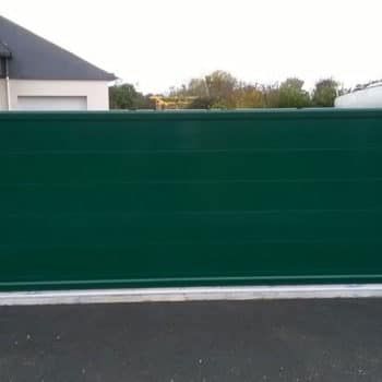 portail aluminium privilège vert sapin