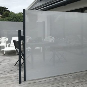 pare-vent opaque gris (biais)
