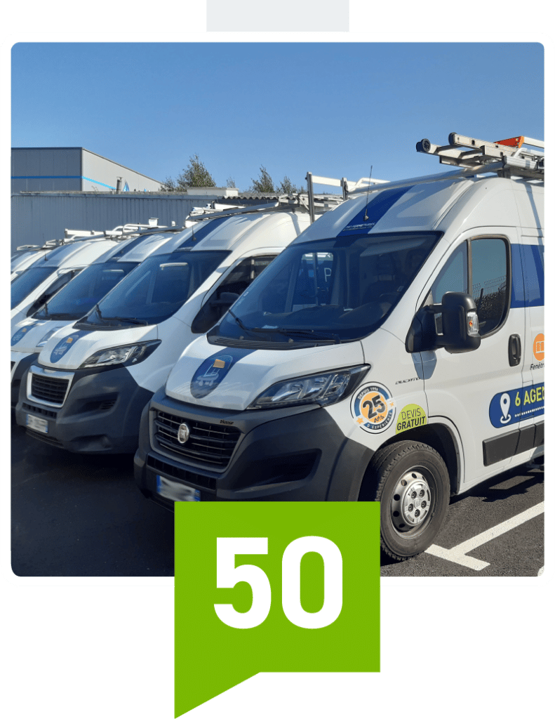 50 véhicules