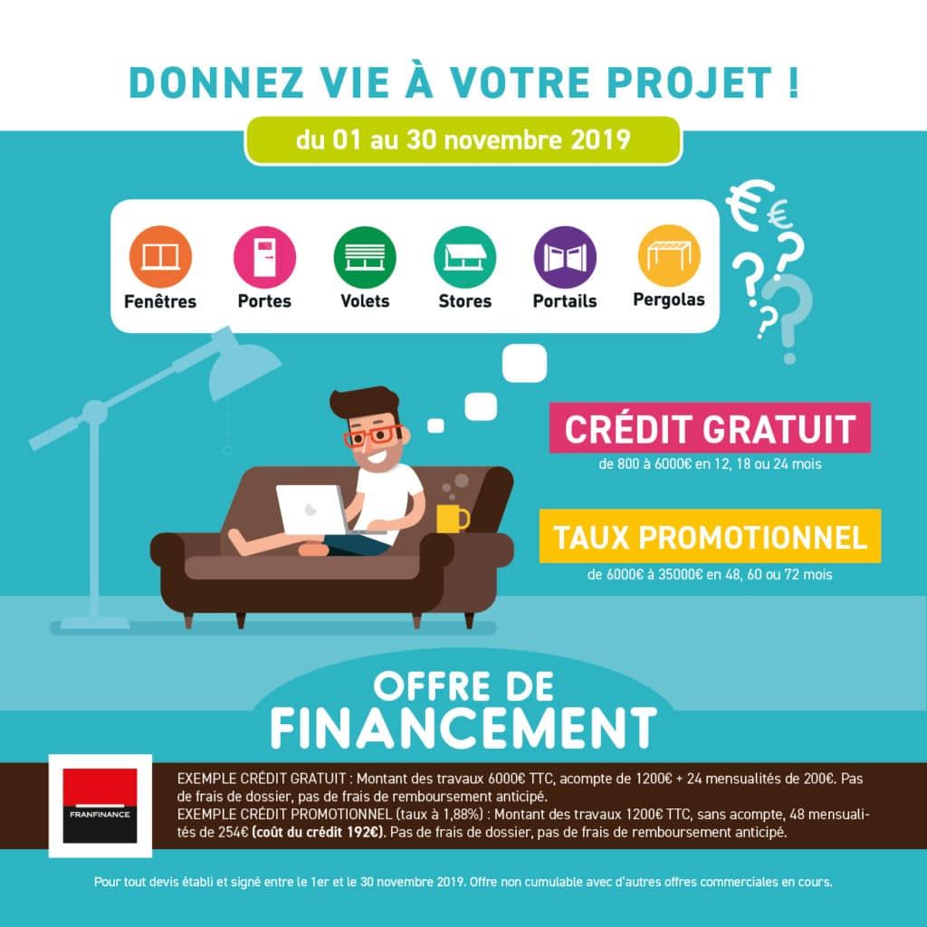 Flyer offre de financement / Pro-Fermetures