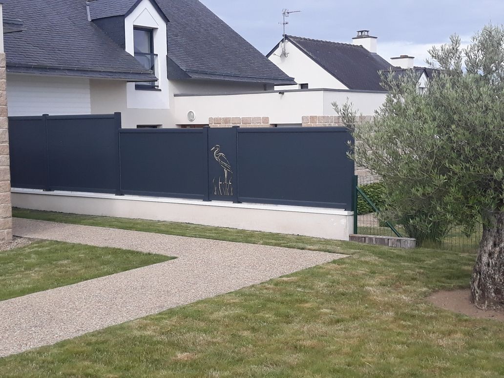 Clôture pleine