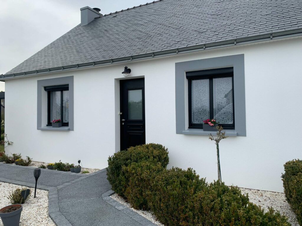 Fenêtre 2 vantaux et porte d'entrée