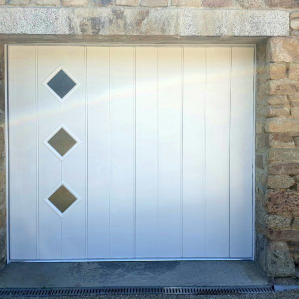 Porte garage TANGO HUBLOTS LOSANGE