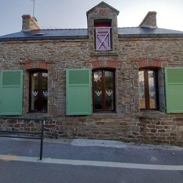 volet coulissant vert
